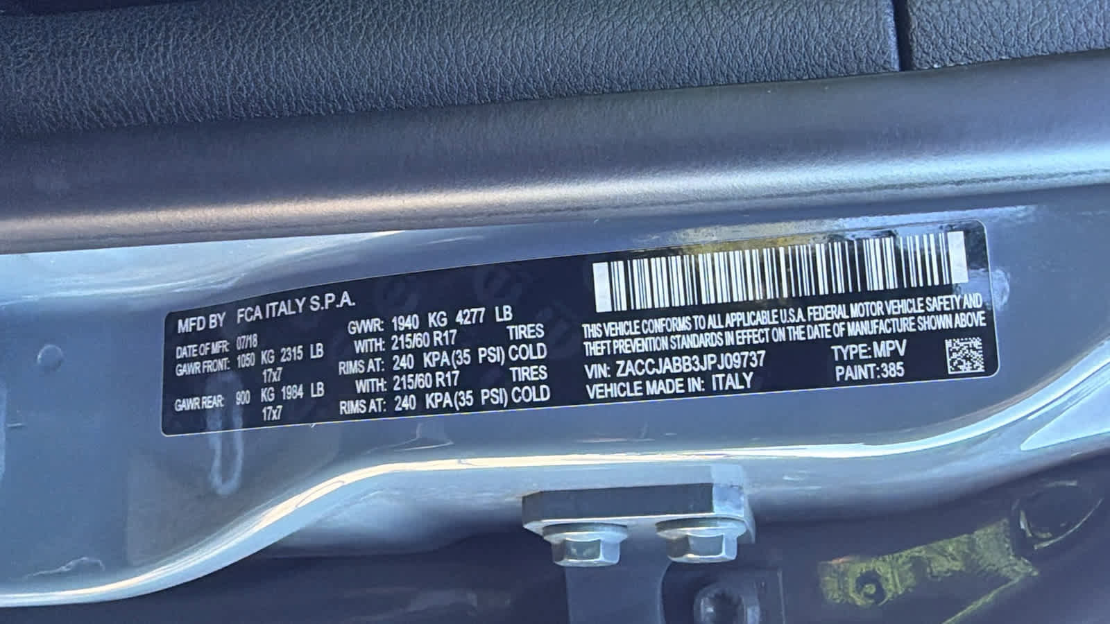 Used 2018 Jeep Renegade Latitude w/ UConnect 8.4 Nav Group image 21