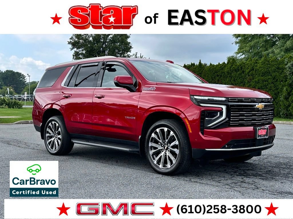 Certified 2025 Chevrolet Tahoe High Country AWD/4WD 360° Tour