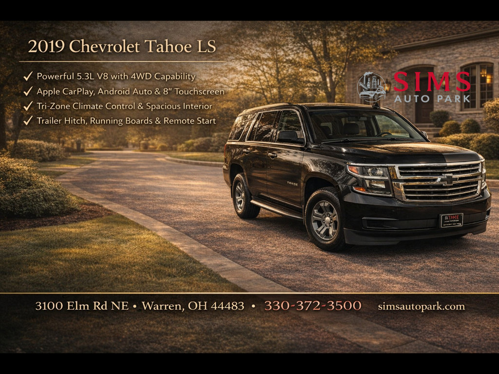 Certified 2019 Chevrolet Tahoe LS w/ Enhanced Driver Alert Package