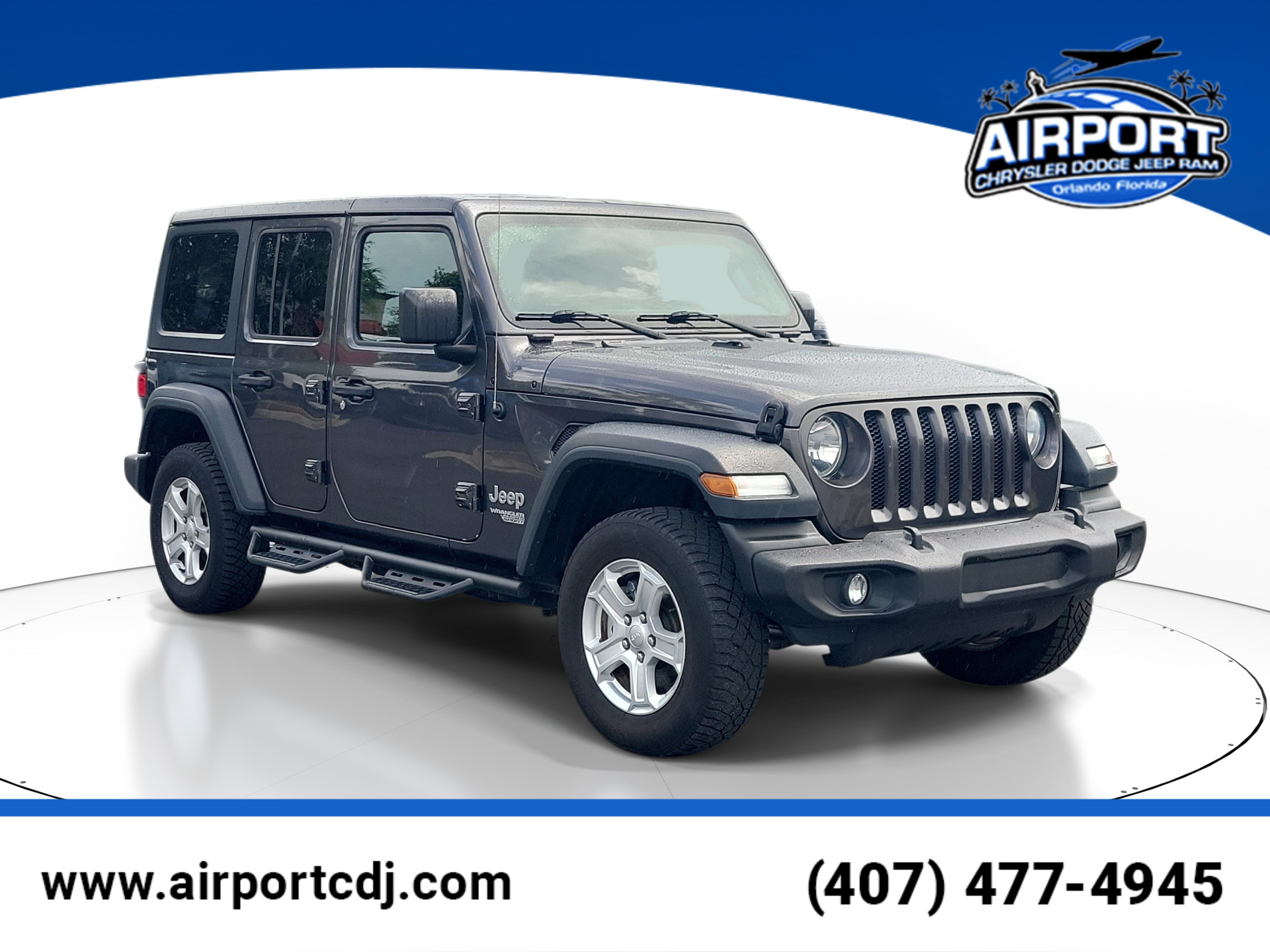 Used 2020 Jeep Wrangler Unlimited Sport S AWD/4WD image 1
