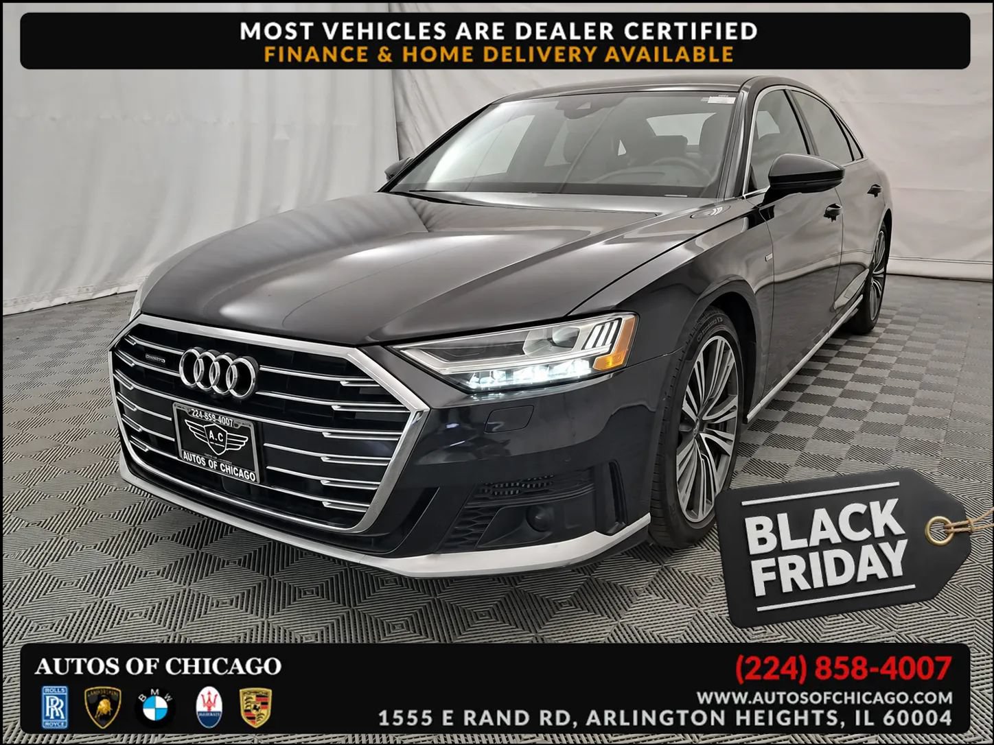 Used 2021 Audi A8 L 4.0T w/ Executive Plus Package AWD/4WD image 1