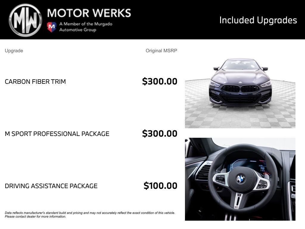 New 2026 BMW M850i xDrive w/ M Sport Professional Package AWD/4WD image 4