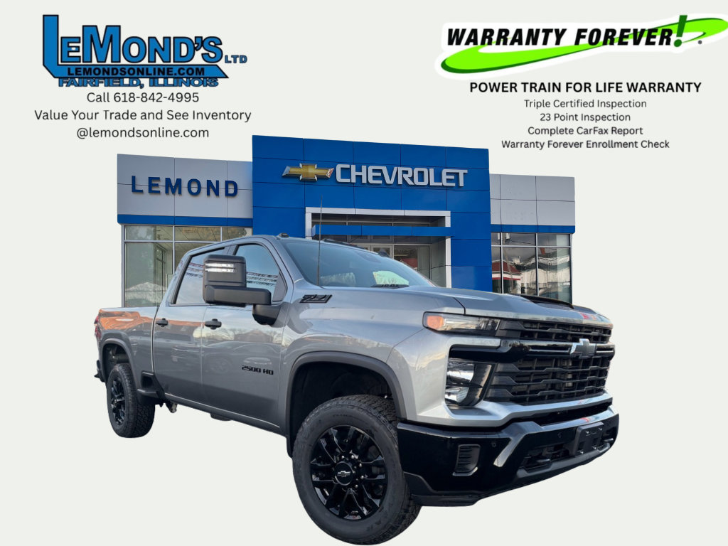 New 2026 Chevrolet Silverado 2500 Custom w/ Custom Value Package