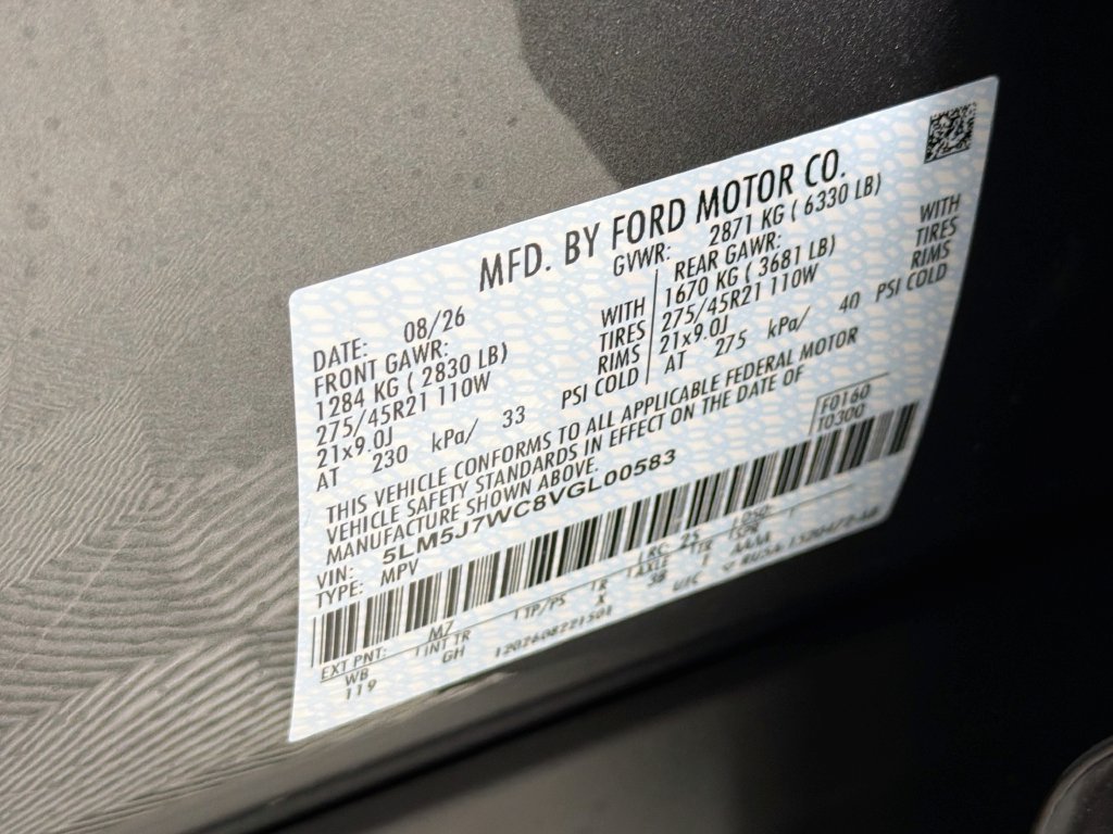 New 2027 Lincoln Aviator Reserve RWD image 34