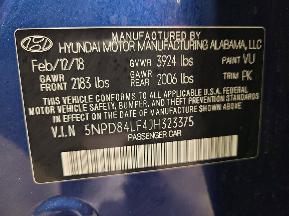 Used 2018 Hyundai Elantra SEL w/ Cargo Package FWD image 33