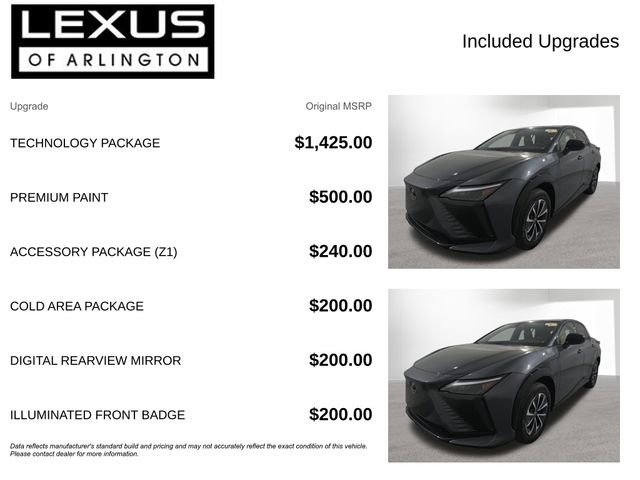 Used 2023 Lexus RZ 450e Premium w/ Technology Package AWD/4WD image 4