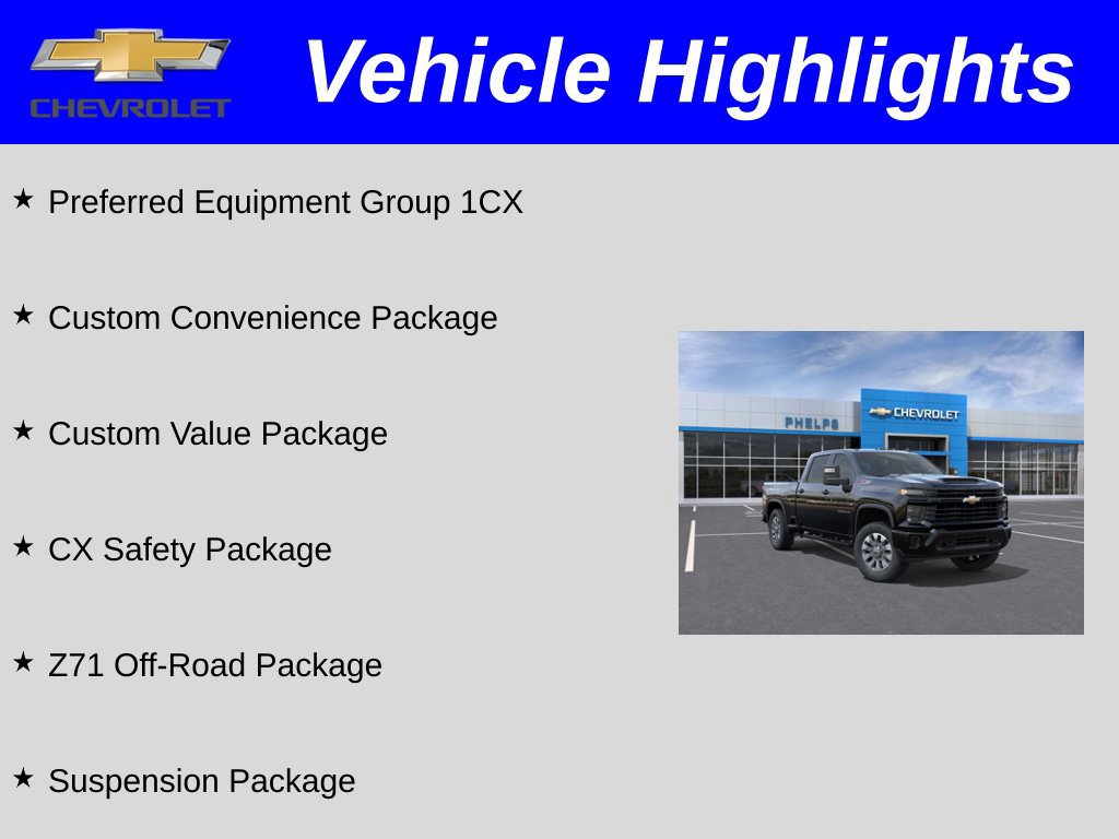 New 2026 Chevrolet Silverado 2500 Custom w/ Custom Value Package AWD/4WD image 2