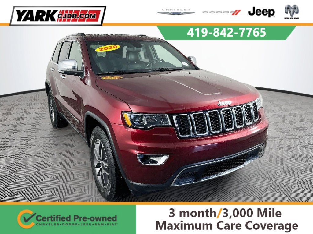 Certified 2020 Jeep Grand Cherokee Limited AWD/4WD 360° Tour