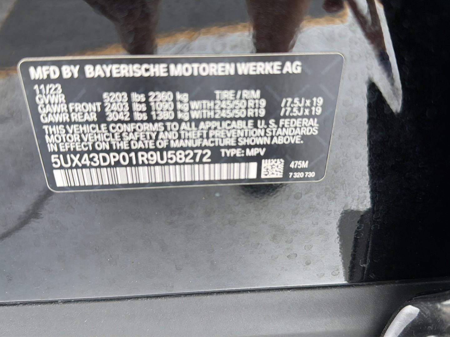 Certified 2024 BMW X3 sDrive30i w/ Premium Package RWD image 42