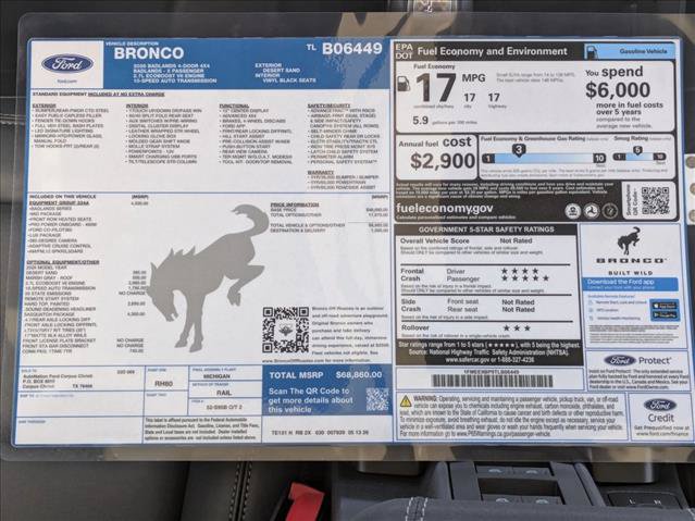 New 2026 Ford Bronco Badlands AWD/4WD image 18