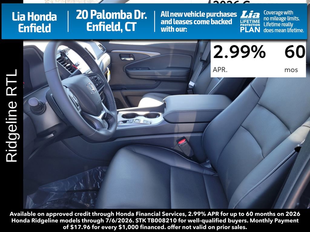 New 2026 Honda Ridgeline RTL image 16