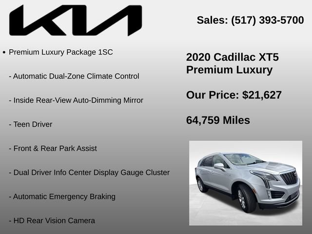 Used 2020 Cadillac XT5 Premium Luxury FWD image 5