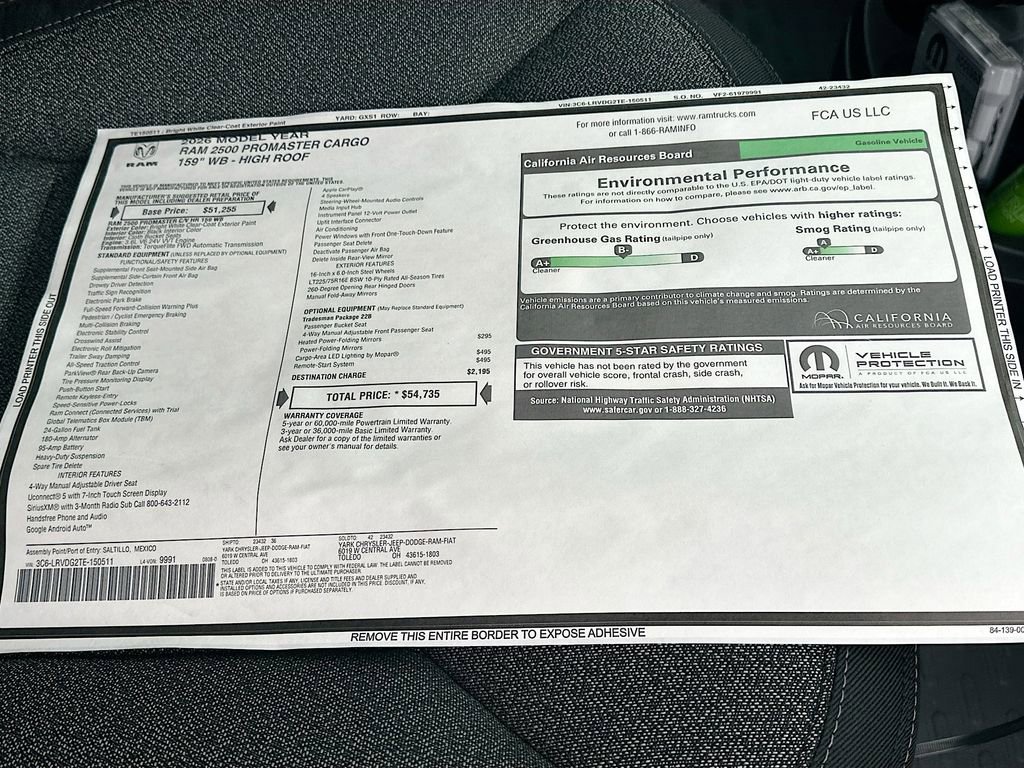 New 2026 RAM ProMaster 2500 image 13