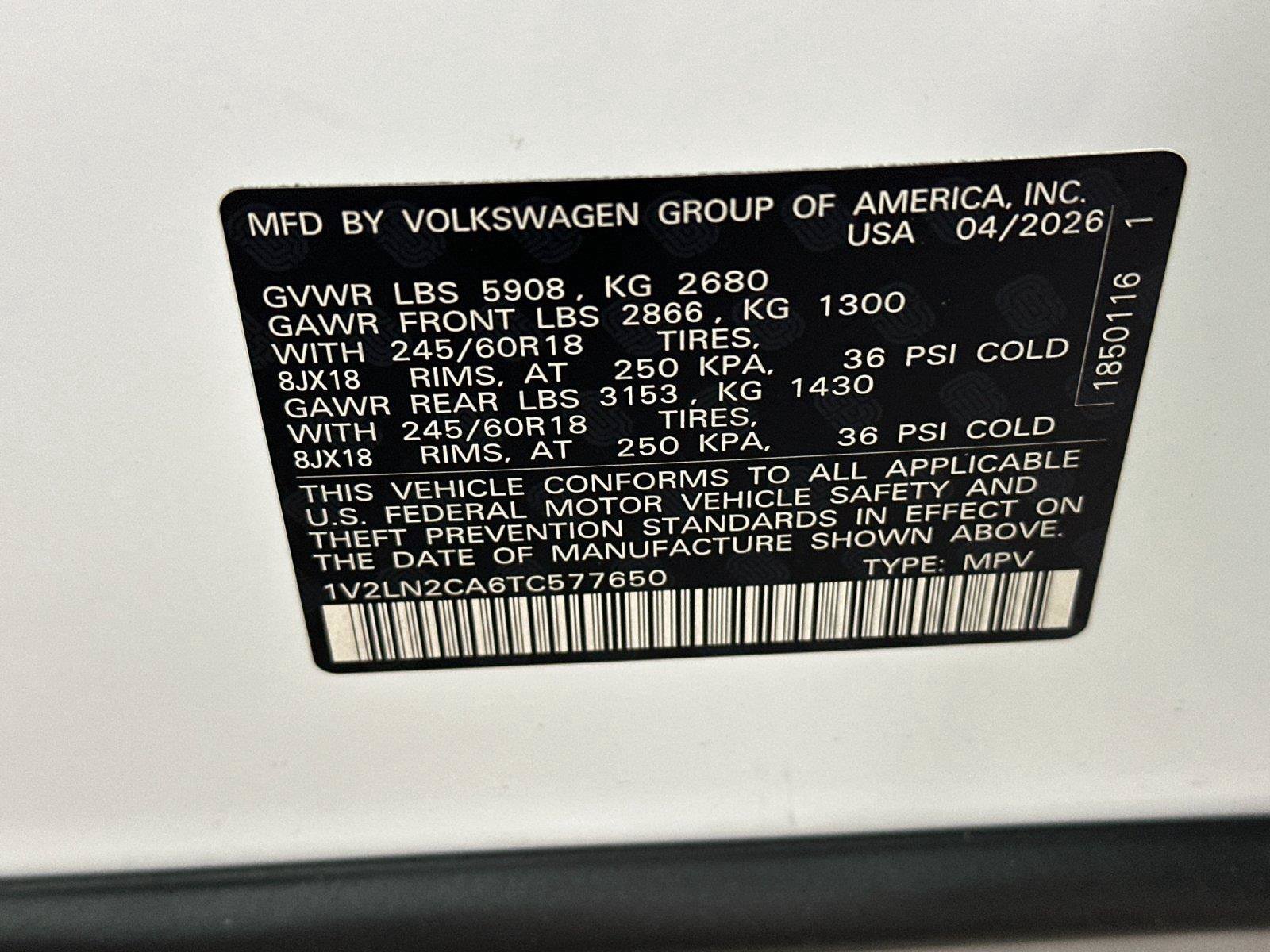 New 2026 Volkswagen Atlas SE AWD/4WD image 27