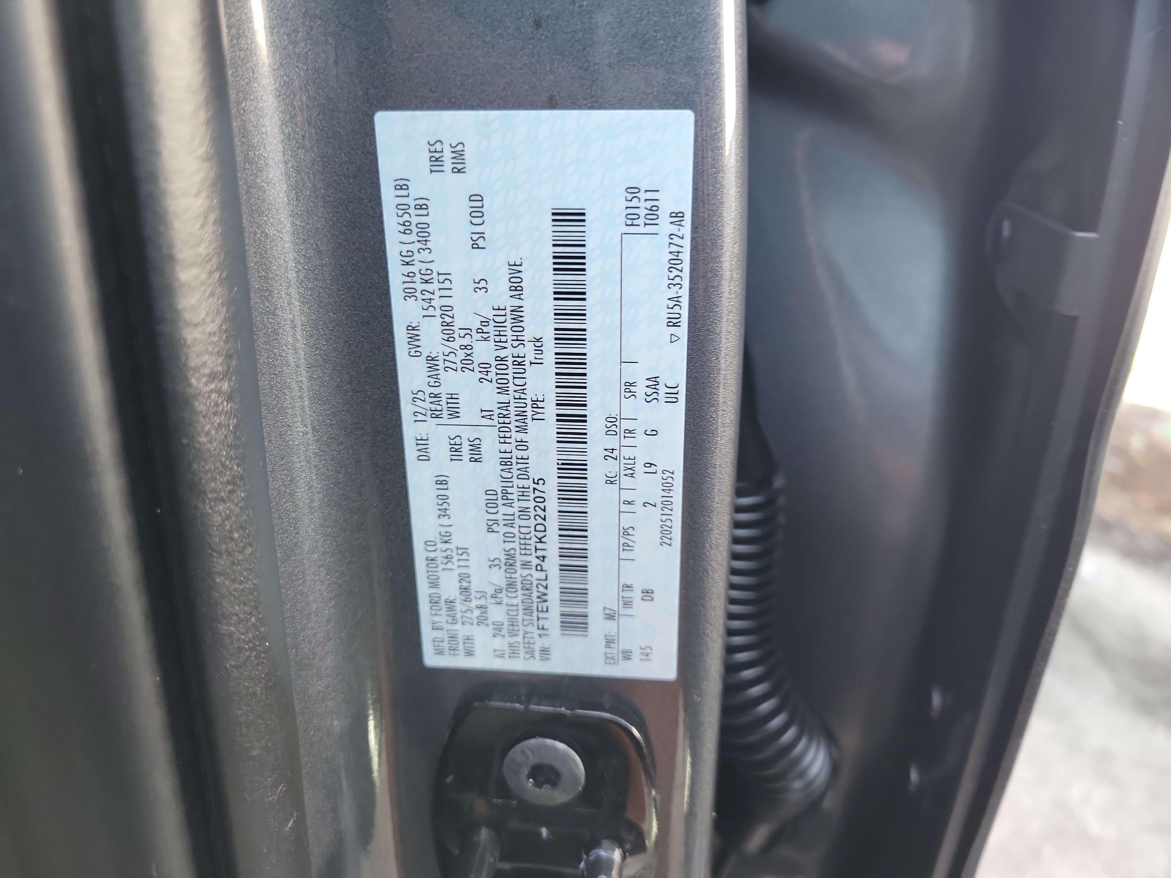 Used 2026 Ford F150 STX w/ Equipment Group 200A AWD/4WD image 30