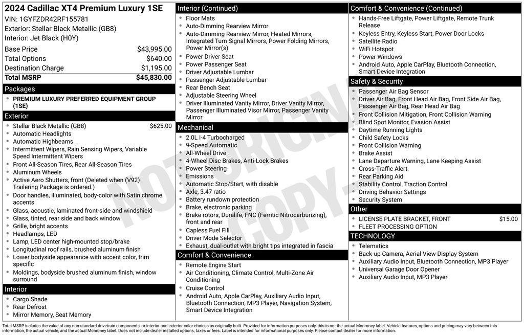 Certified 2024 Cadillac XT4 Premium Luxury image 14