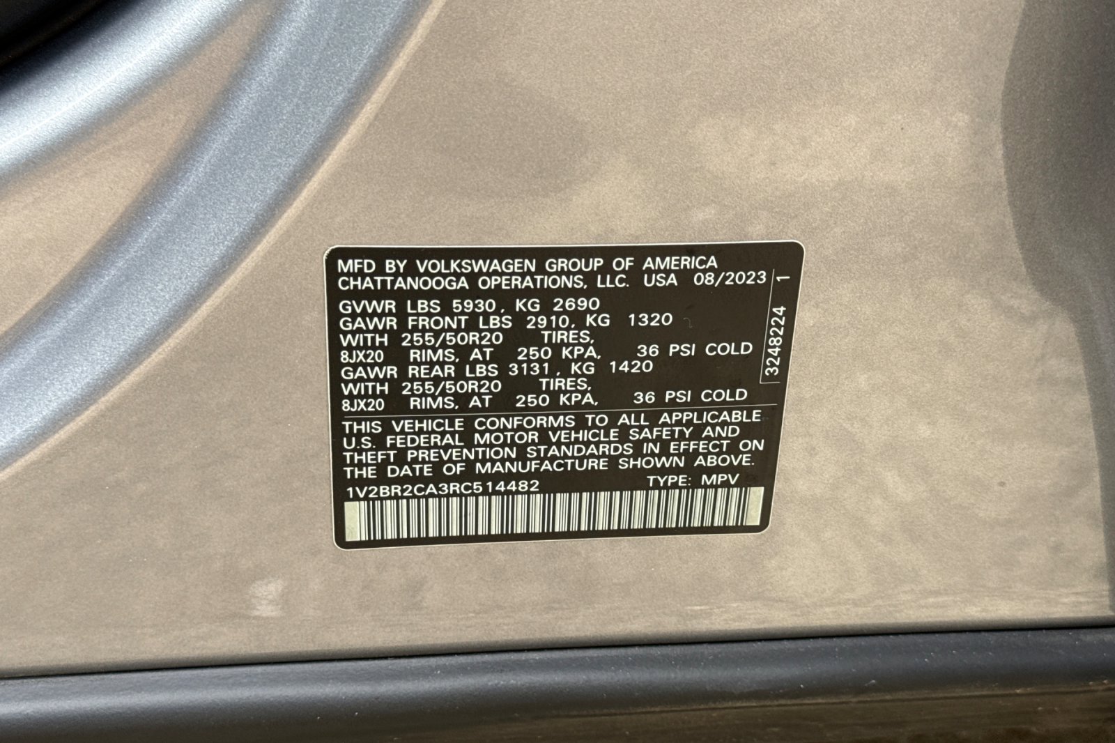 Certified 2024 Volkswagen Atlas SEL image 30