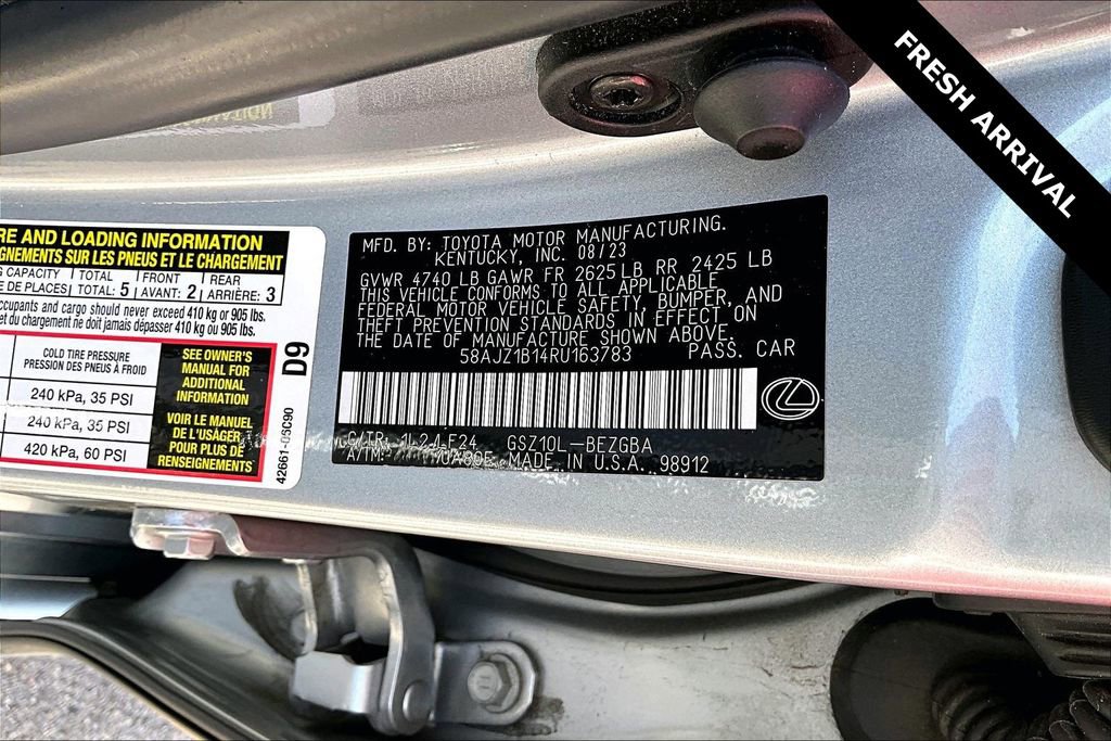 Used 2024 Lexus ES 350 F Sport w/ Accessory Package (Z2) image 18