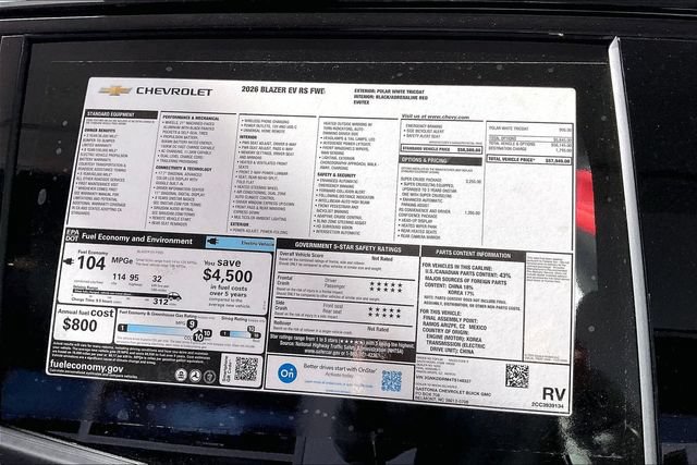 New 2026 Chevrolet Blazer EV RS w/ Super Cruise Package FWD image 15
