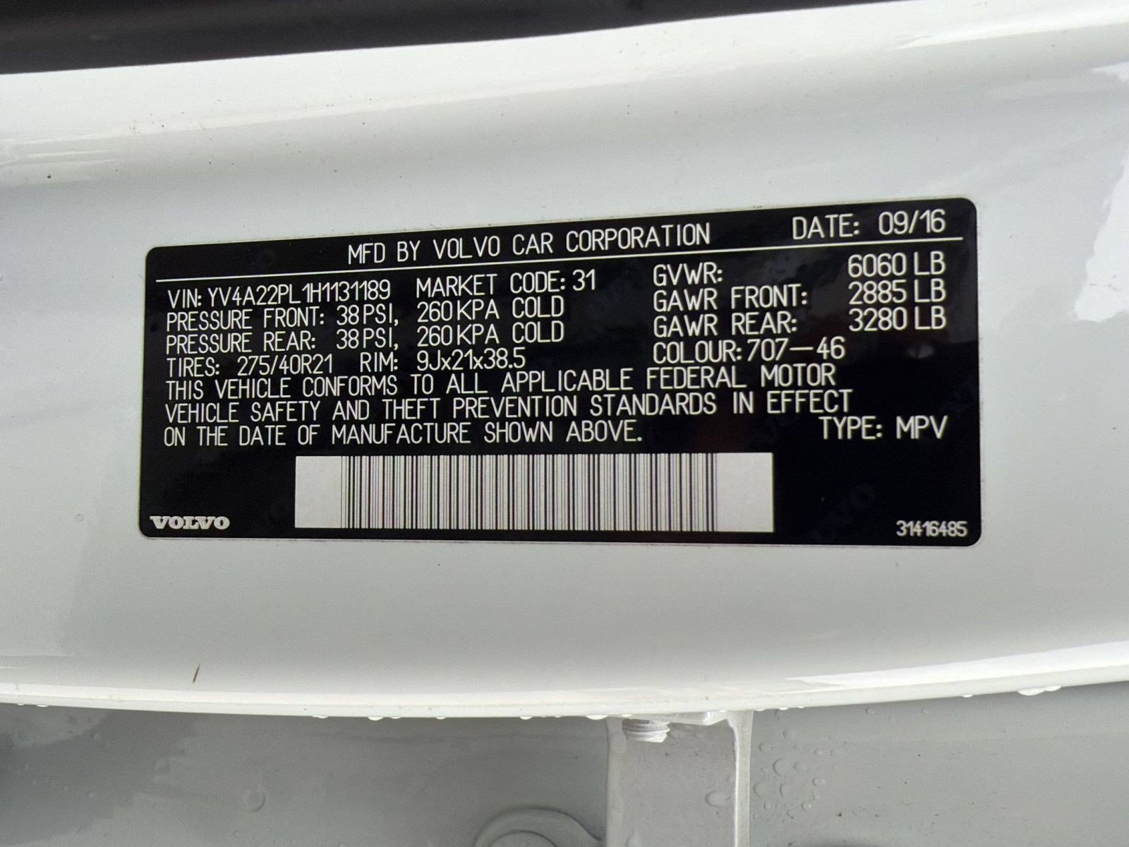 Used 2017 Volvo XC90 T6 Inscription w/ Convenience Package AWD/4WD image 23