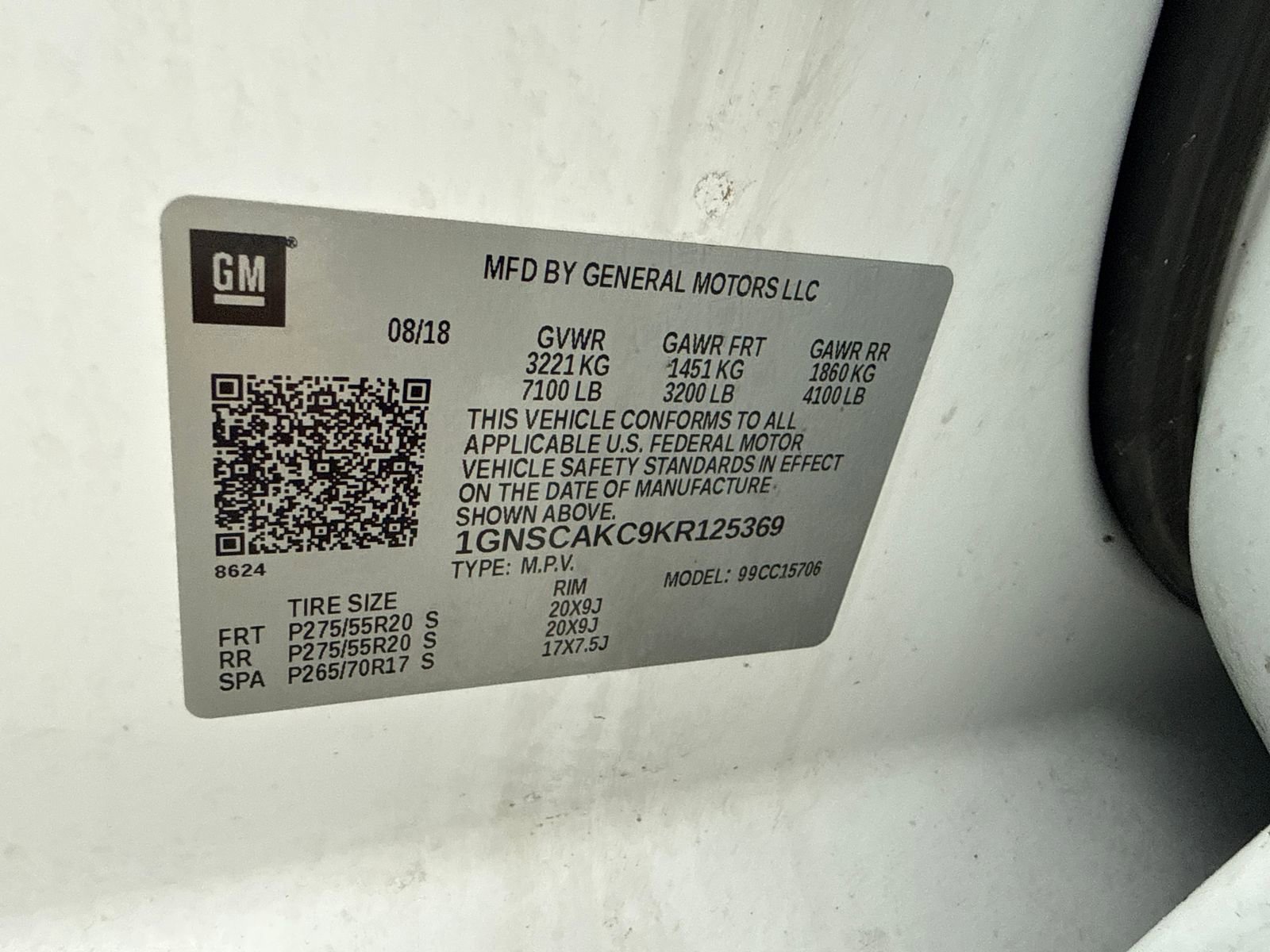Used 2019 Chevrolet Tahoe LS w/ Enhanced Driver Alert Package RWD image 51