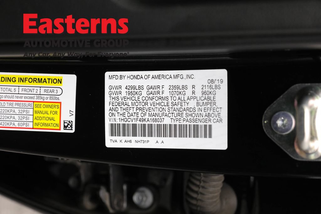 Used 2019 Honda Accord EX image 34
