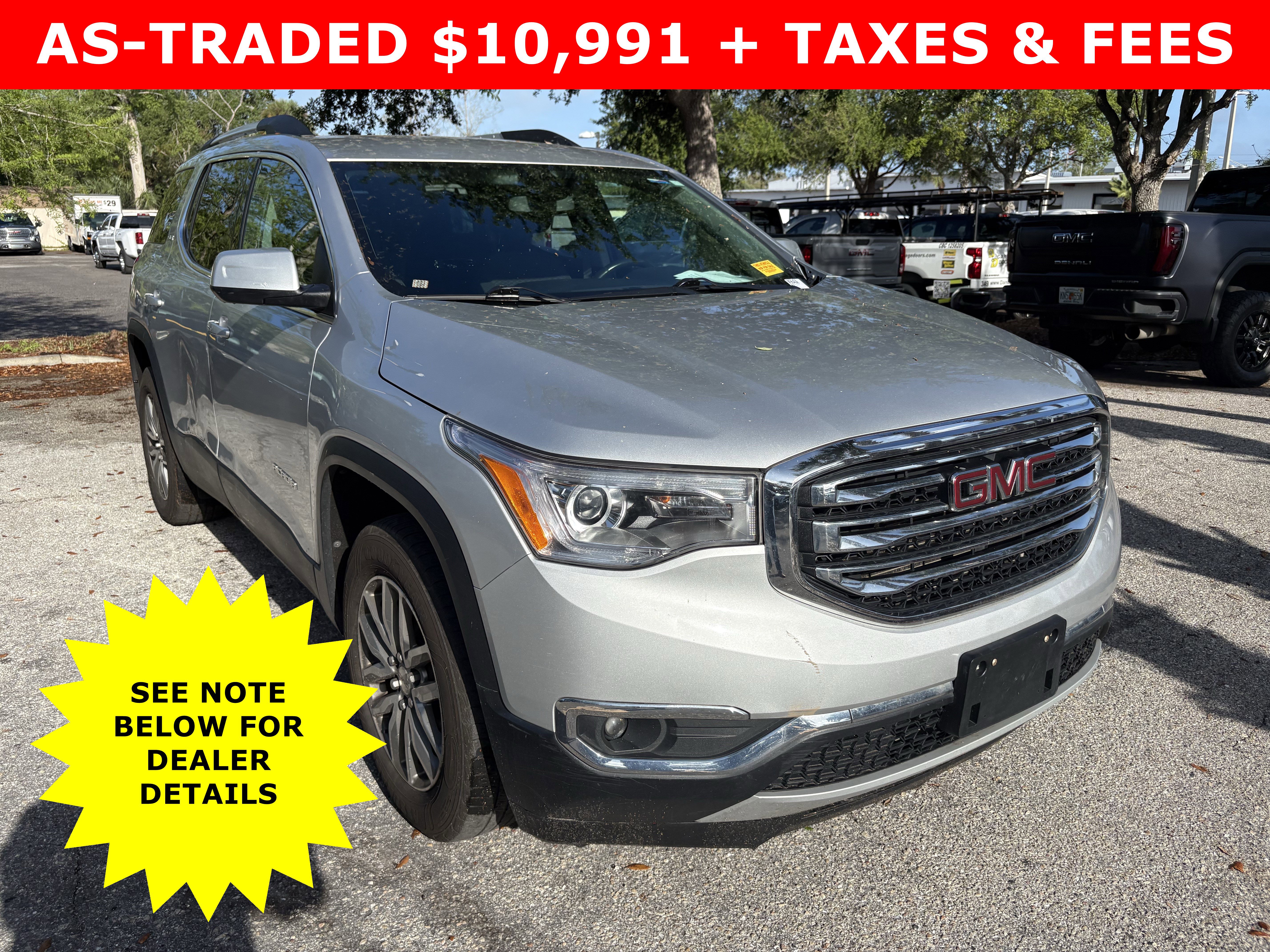 Used 2018 GMC Acadia SLE w/ Driver Alert Package I