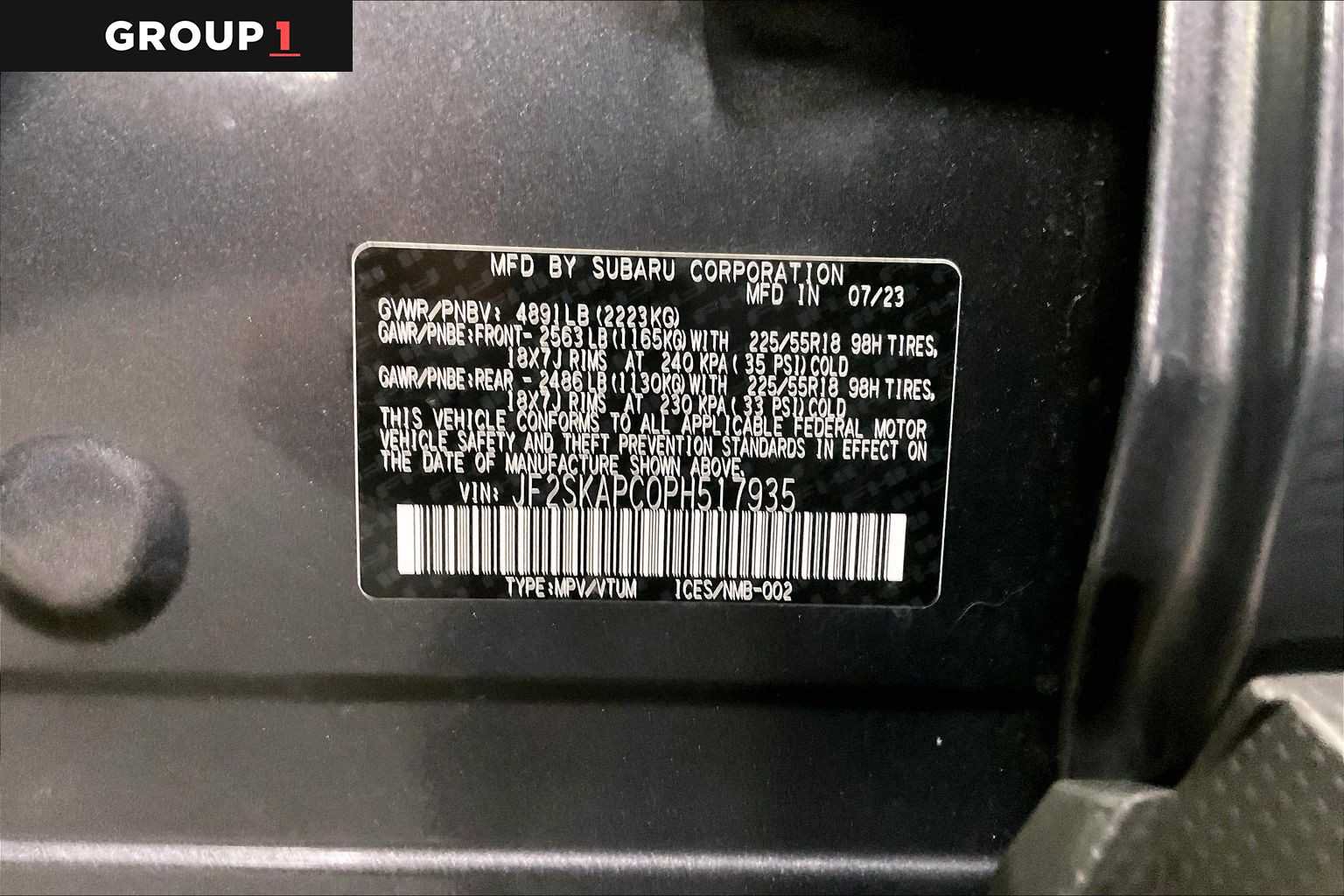 Certified 2023 Subaru Forester Limited AWD/4WD image 36