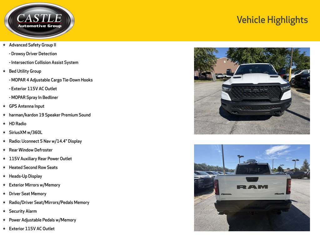 Used 2025 RAM 1500 Rebel w/ Advanced Safety Group II AWD/4WD image 21