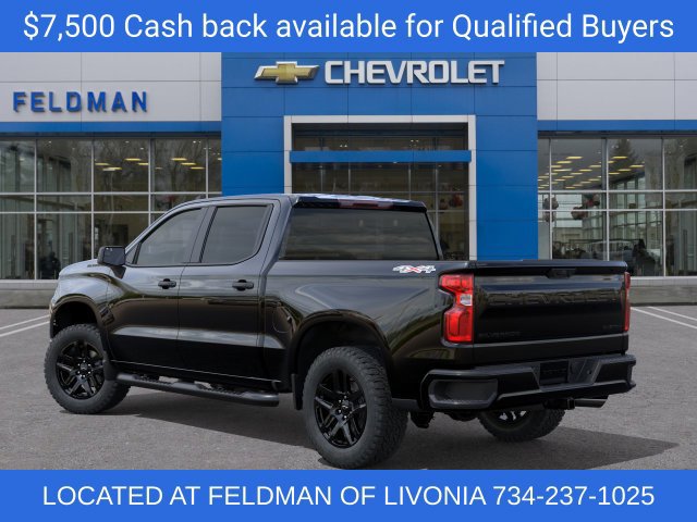 New 2026 Chevrolet Silverado 1500 Custom w/ Turbomax Blackout Package AWD/4WD image 3