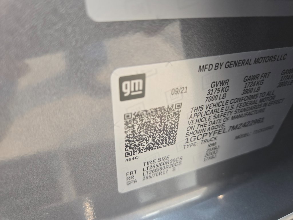 Used 2021 Chevrolet Silverado 1500 LT Trail Boss w/ Bed Protection Package image 12