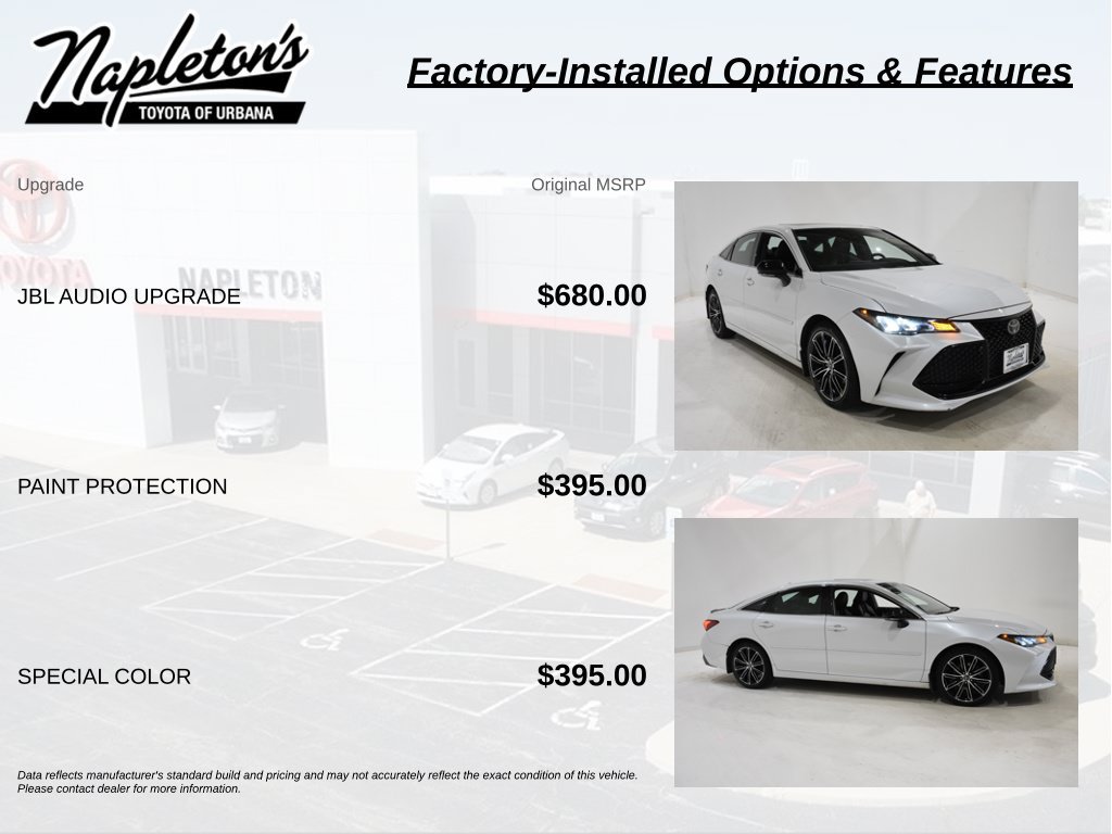 Used 2019 Toyota Avalon XSE w/ All Weather Liner Package FWD image 5