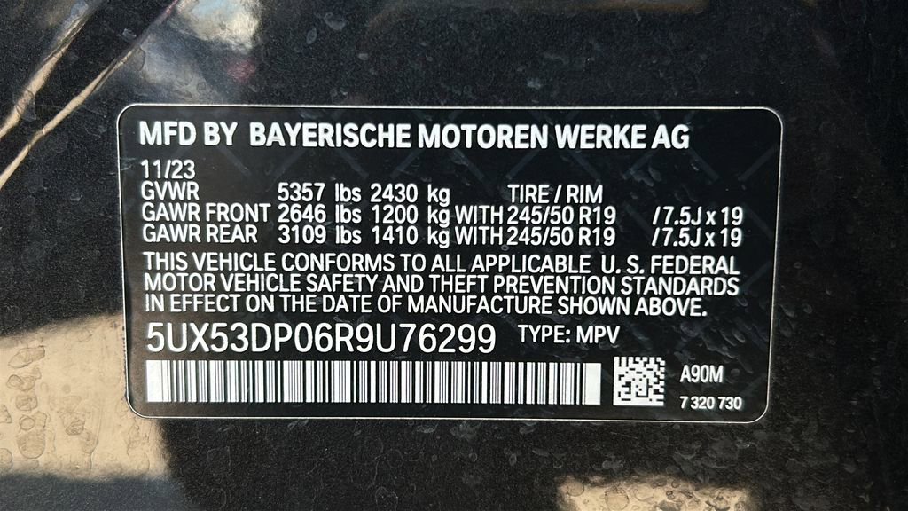 Used 2024 BMW X3 xDrive30i w/ Convenience Package AWD/4WD image 37