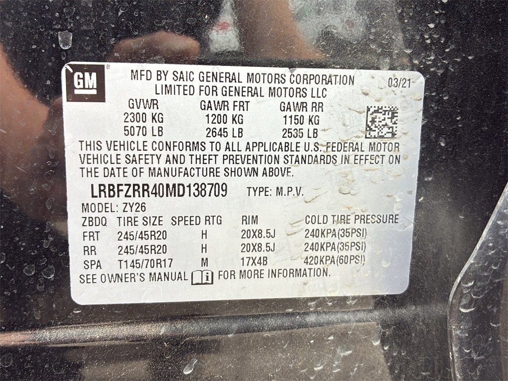 Used 2021 Buick Envision Avenir w/ Technology Package II image 39