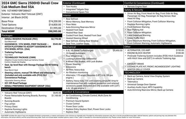 Certified 2024 GMC Sierra 2500 Denali w/ Denali Reserve Package image 43