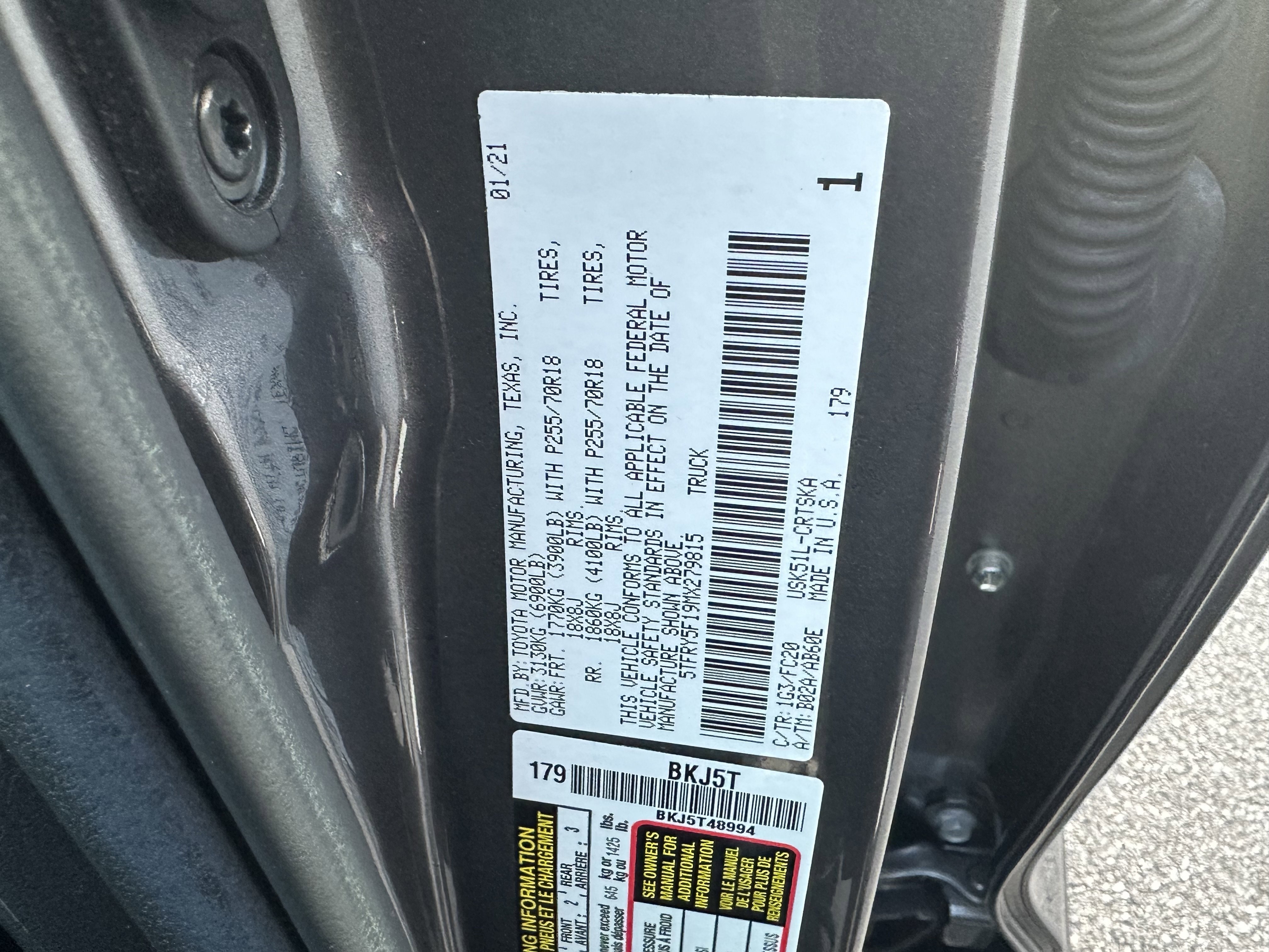 Used 2021 Toyota Tundra SR5 image 42