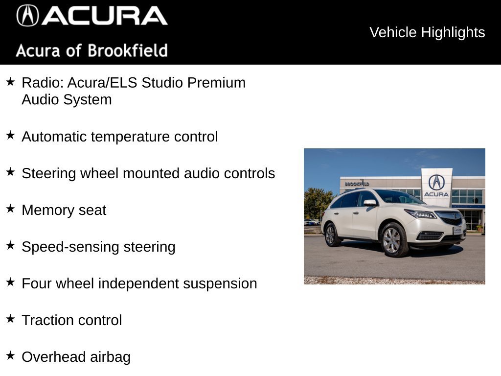 Used 2016 Acura MDX SH-AWD image 8