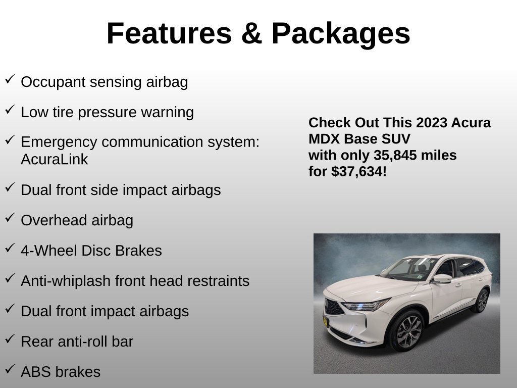 Used 2023 Acura MDX w/ Technology Package AWD/4WD image 20