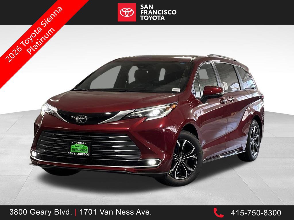 New 2026 Toyota Sienna Platinum AWD/4WD image 1
