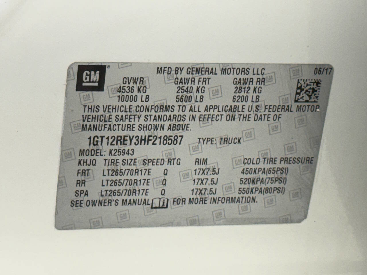 Used 2017 GMC Sierra 2500 4x4 Crew Cab w/ Sierra Convenience Package image 84