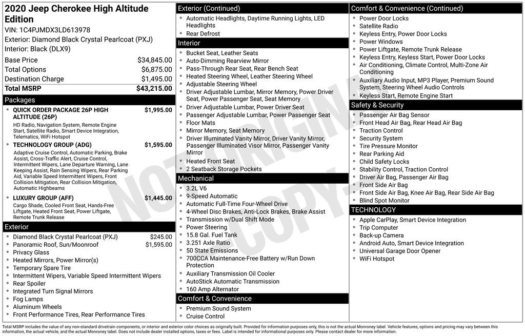 Used 2020 Jeep Cherokee High Altitude image 27