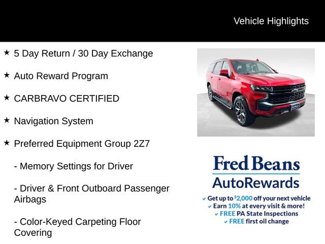 Certified 2023 Chevrolet Tahoe Z71 w/ Luxury Package image 4