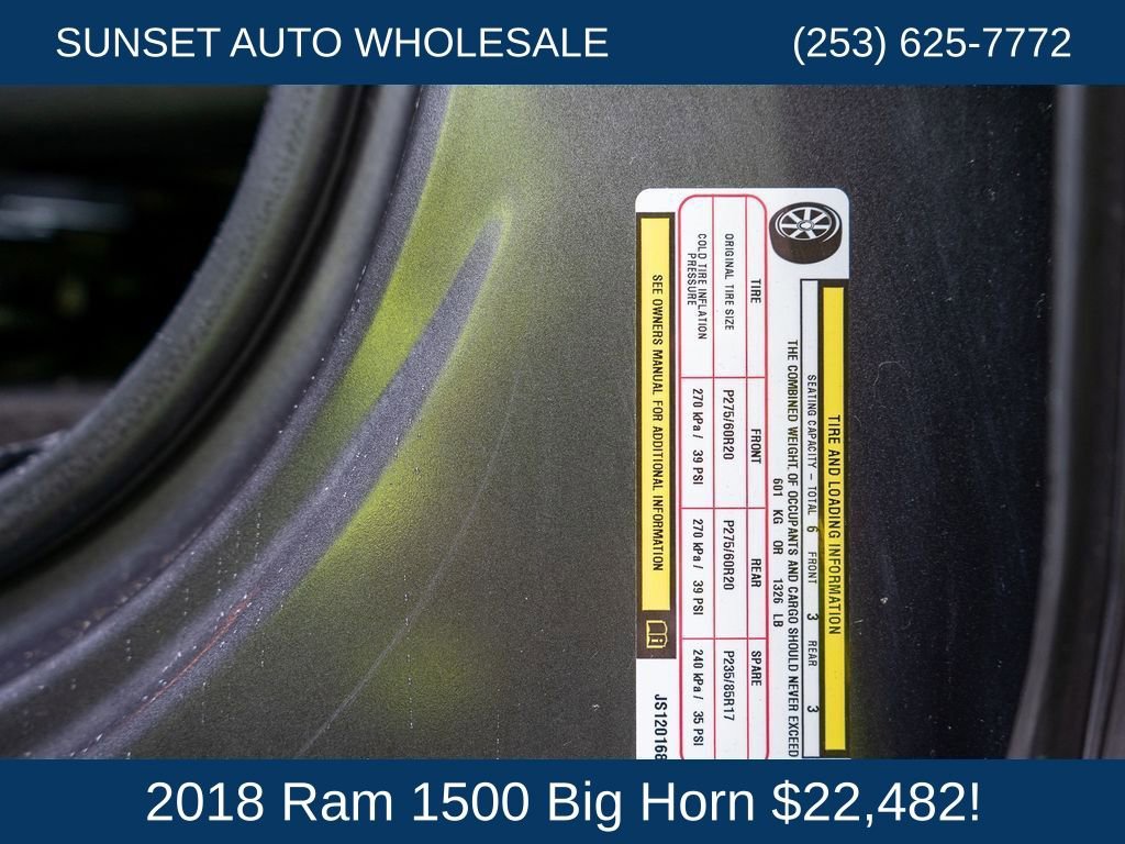 Used 2018 RAM 1500 Big Horn image 31