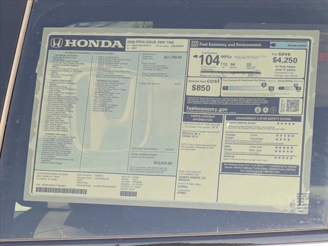 New 2026 Honda Prologue Touring image 18