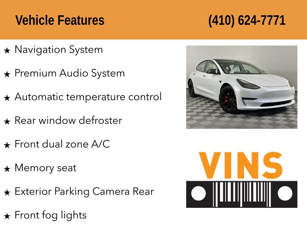 Used 2021 Tesla Model 3 Long Range AWD/4WD image 5