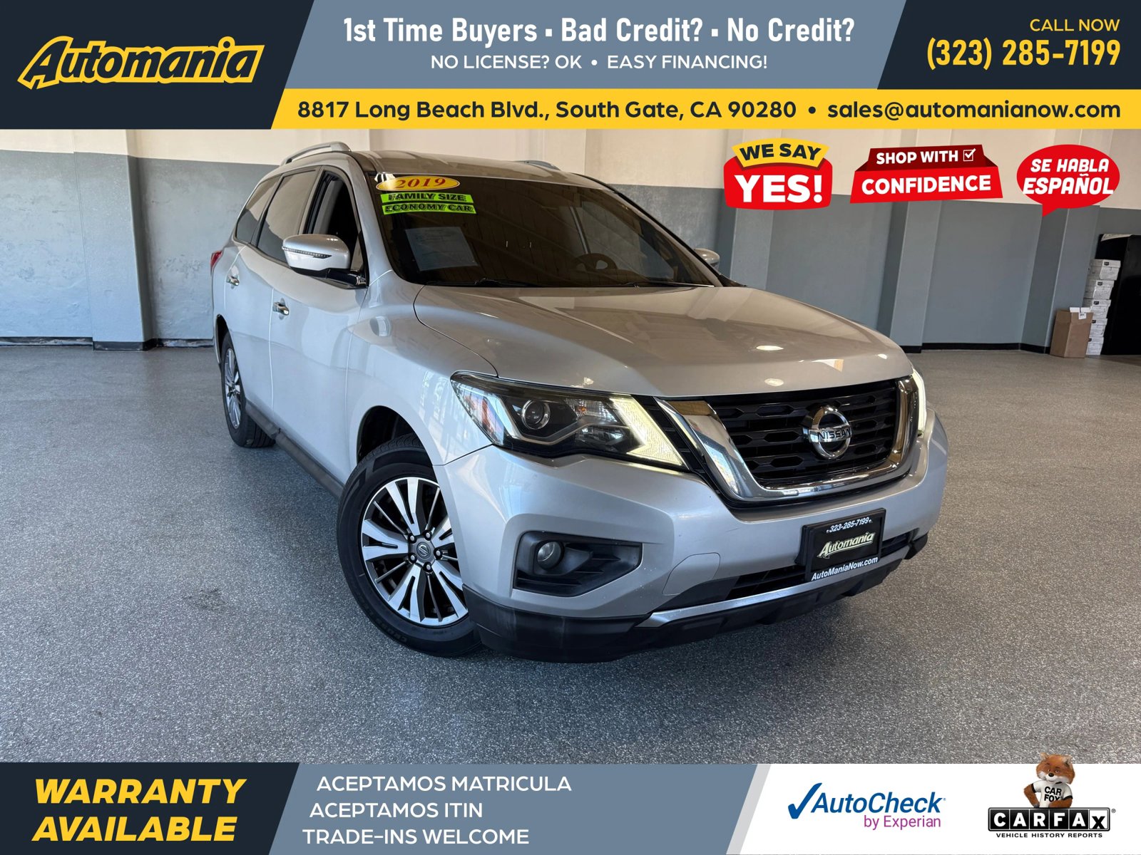 Used 2019 Nissan Pathfinder SV