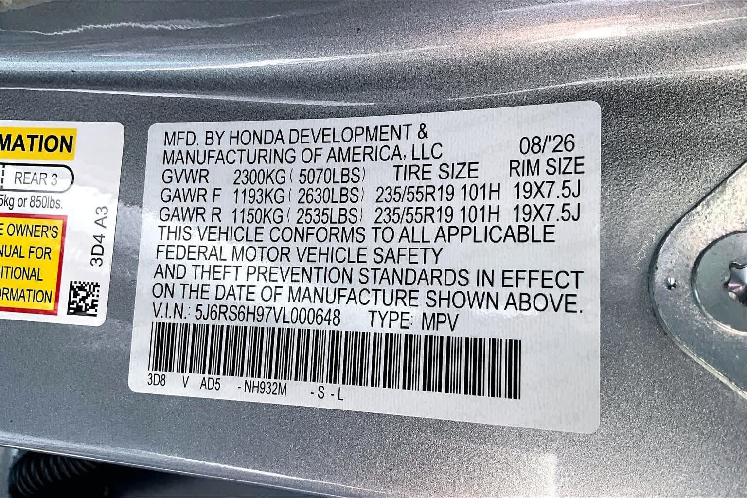 New 2027 Honda CR-V Sport Touring image 14