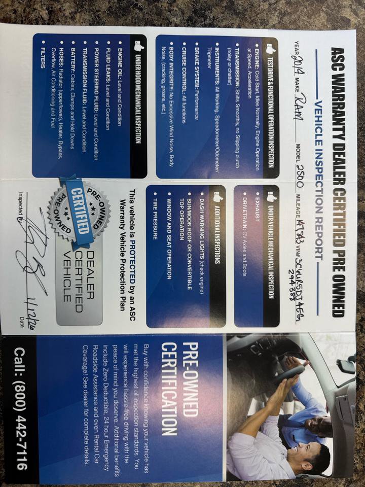 Used 2014 RAM 2500 Big Horn image 65