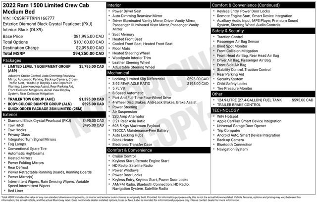 Used 2022 RAM 1500 Limited image 33