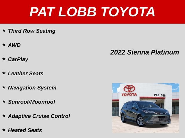 Used 2022 Toyota Sienna Platinum AWD/4WD image 38